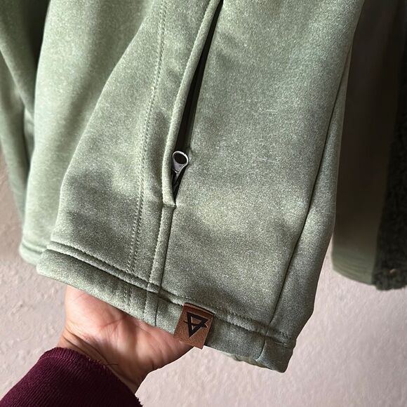 Life Integrity Earth Women's Green Hooded Sweater - Picture 7 of 10